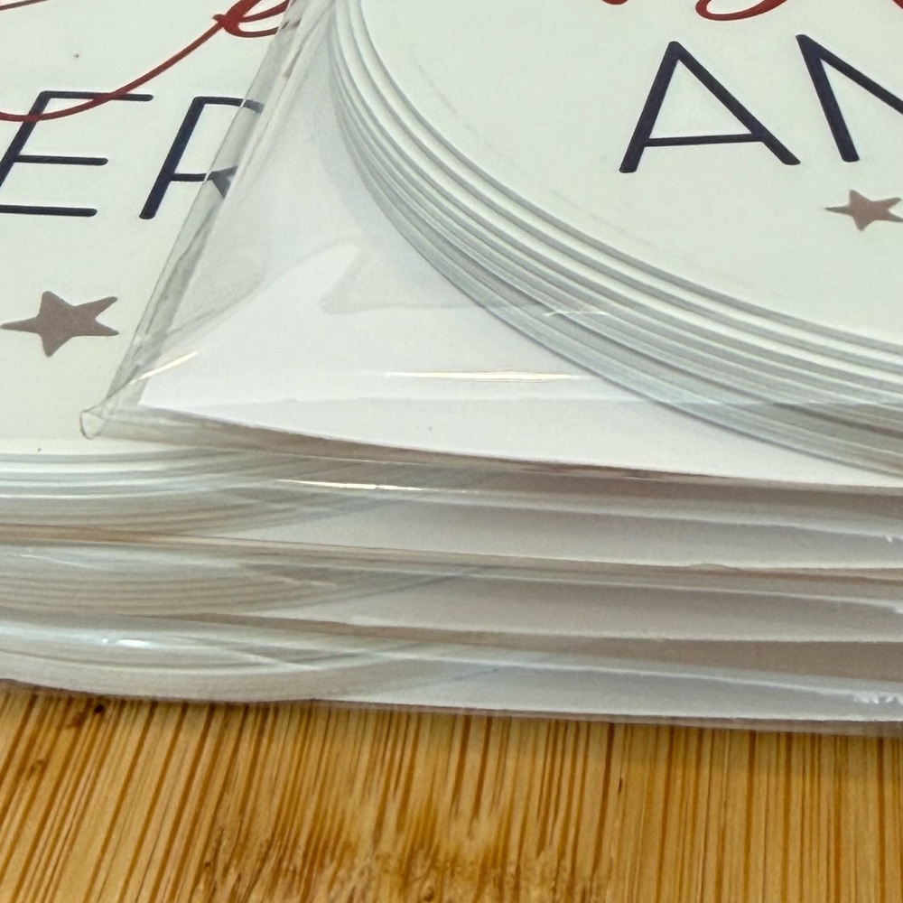 God bless America paper Coaster Set! 56 total! - Picture 4 of 7